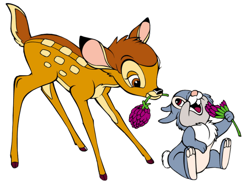 Free Disney's Bambi Cartoon Movie Scrapbook Clipart --> Disney-