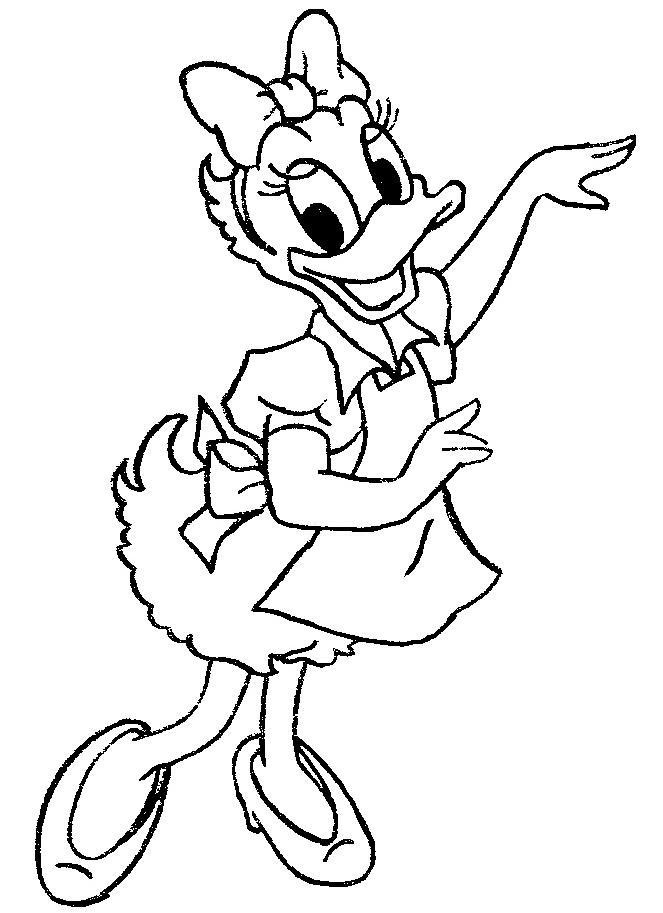 Daisy Duck Coloring Pages Christmas | Coloring Pages For Kids
