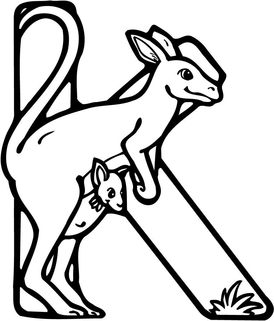 Image gallery for : letter k coloring pages for adults