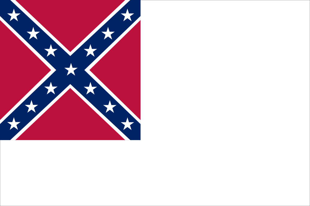 Confederate states Naval Ensign after may 26 1863 SupaRedonkulous ...