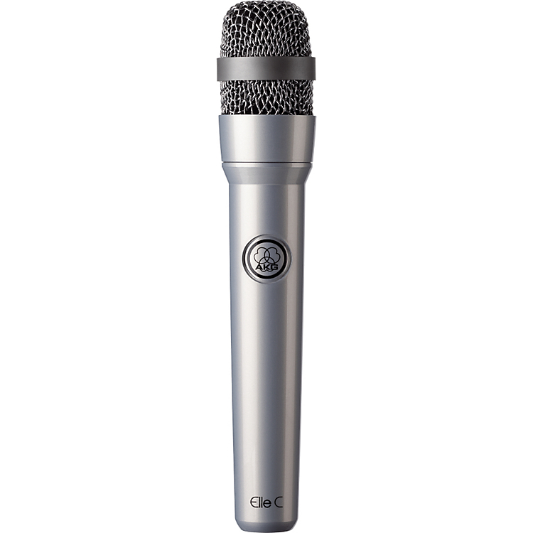 AKG Elle C Handheld Vocal Condenser Microphone Silver | Music123
