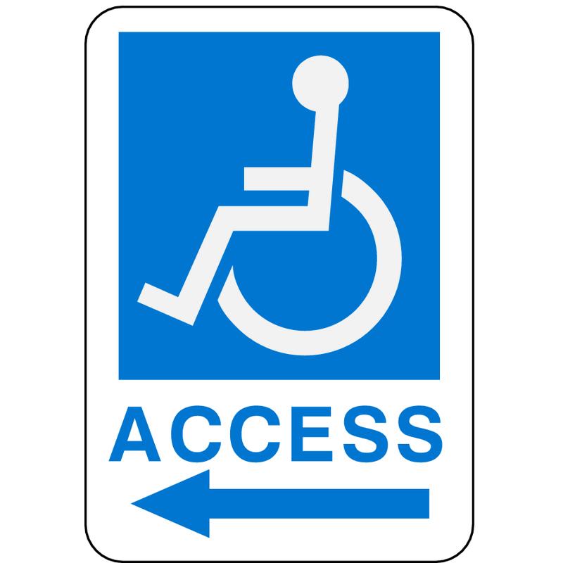 Printable Handicap Sign - Cliparts.co