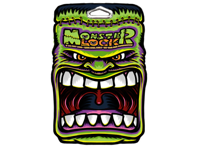 Dribbble - Monster Lock: Frankenstein Monster Mouth Sketch by ...