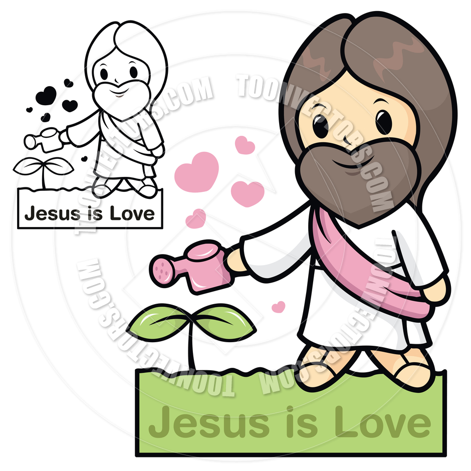 cartoon clipart of jesus - photo #36
