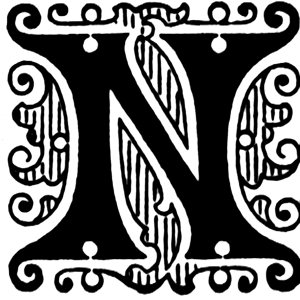 Decorative Letters: N | ClipArt ETC