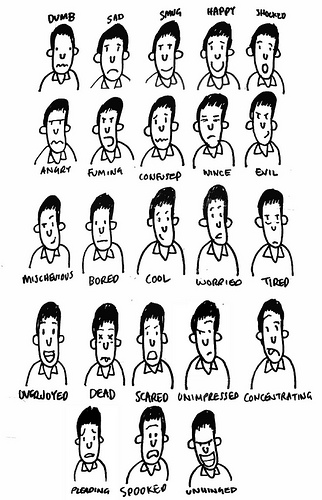 cartoon expressions