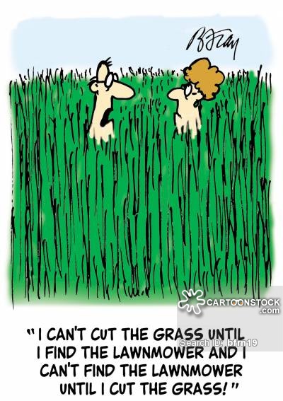 Cut The Grass Cartoons and Comics - funny pictures from CartoonStock