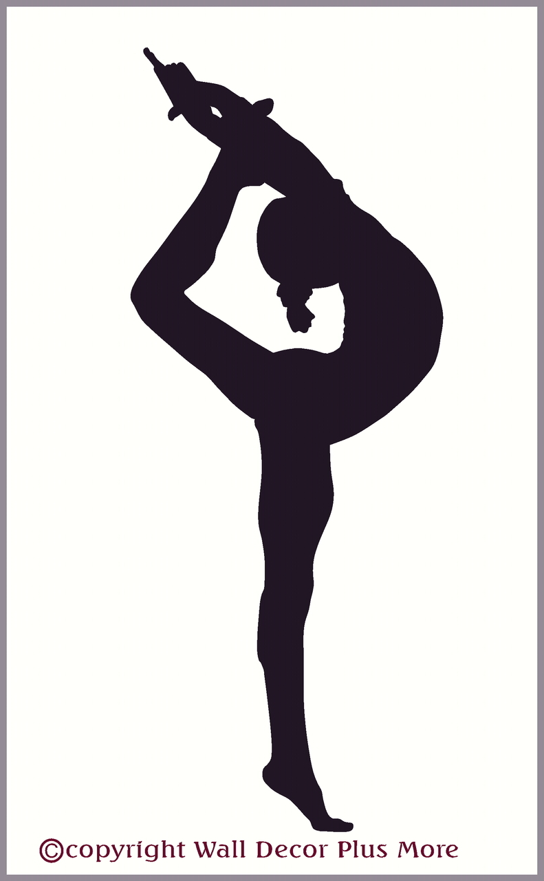 free clip art gymnastics silhouette - photo #35