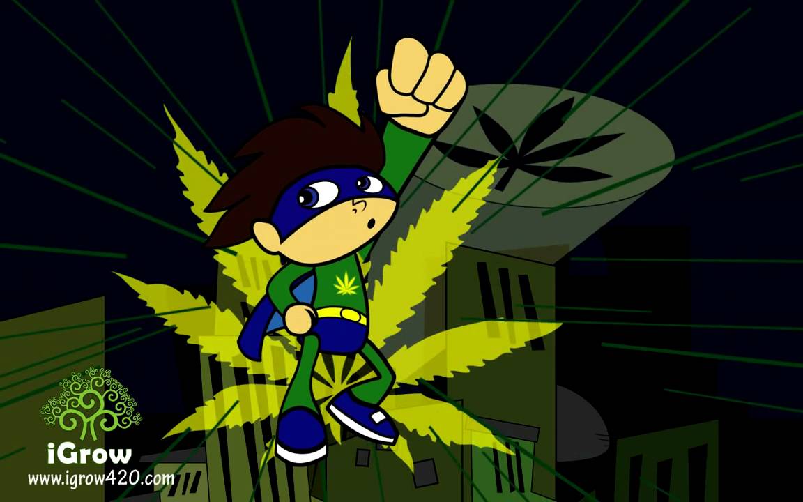 Marijuana Super Hero Cartoon - CannMann - YouTube