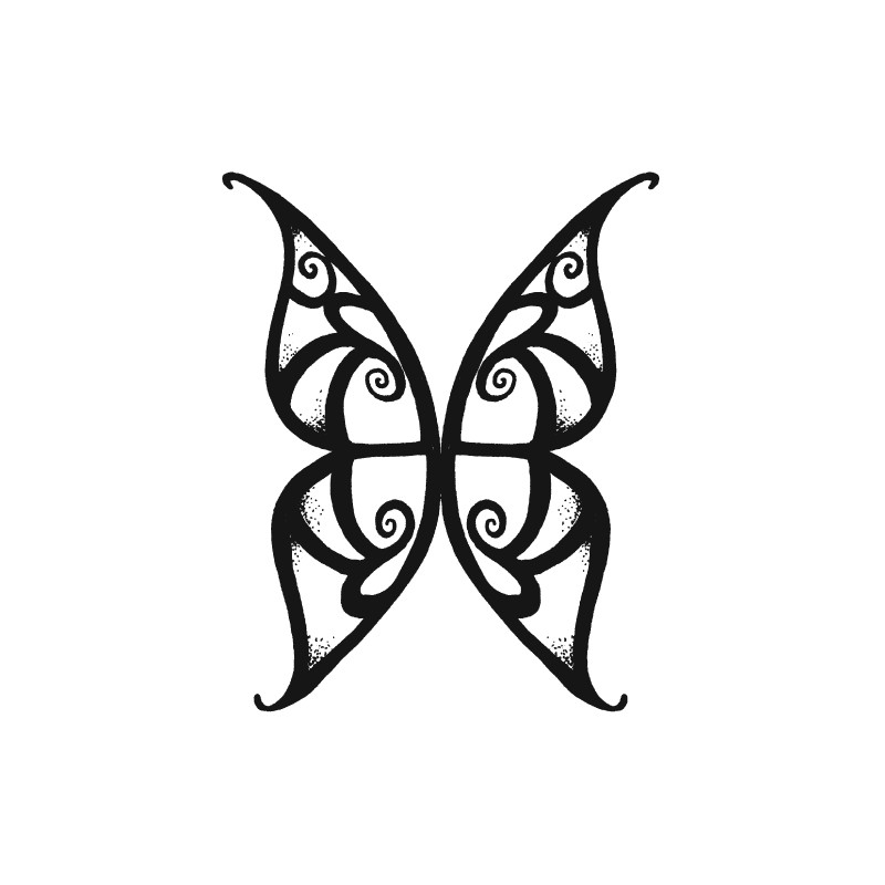 Tribal Butterfly Wings