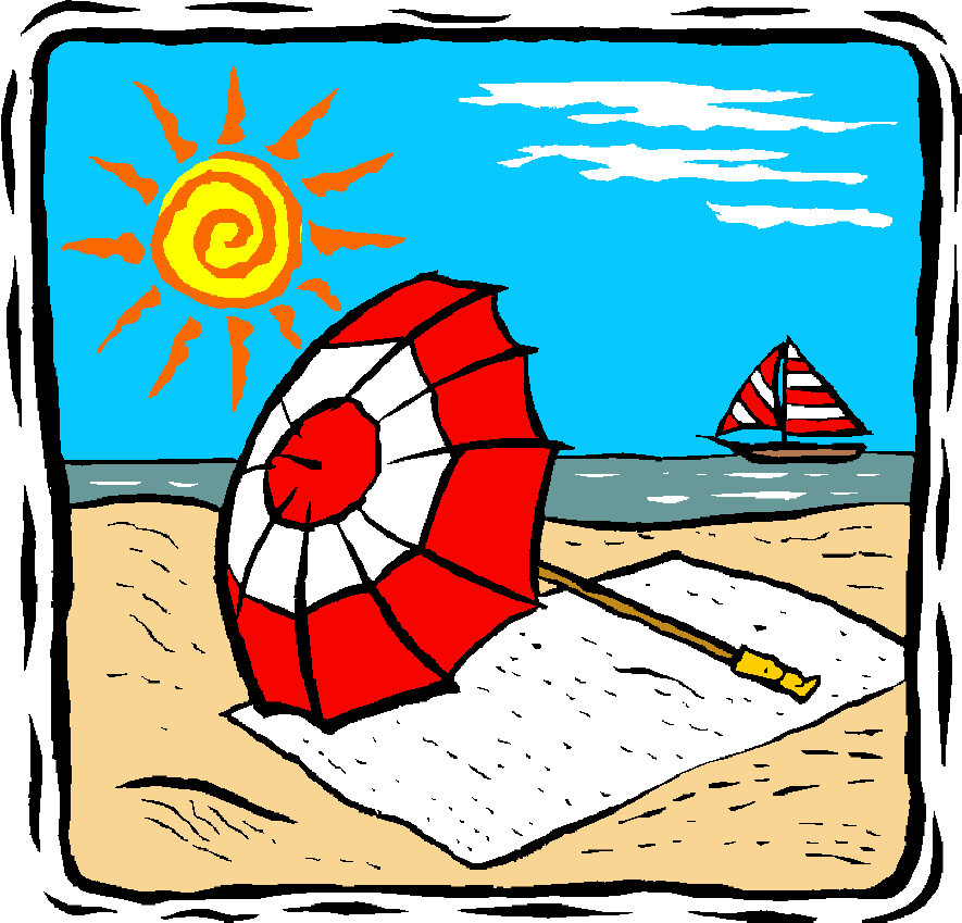 Beach Umbrella Clipart