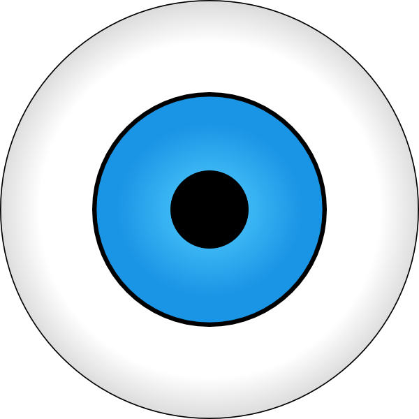 Tonlima Olho Azul Blue Eye clip art Free Vector / 4Vector