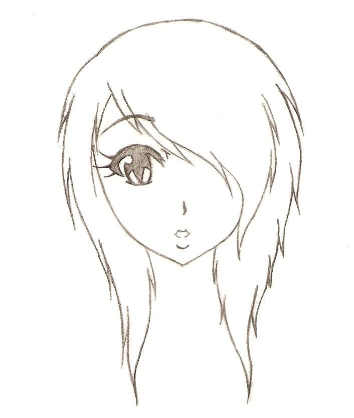 Anime Emo Girl | Easy Emo Anime Drawings Pictures | anime ...