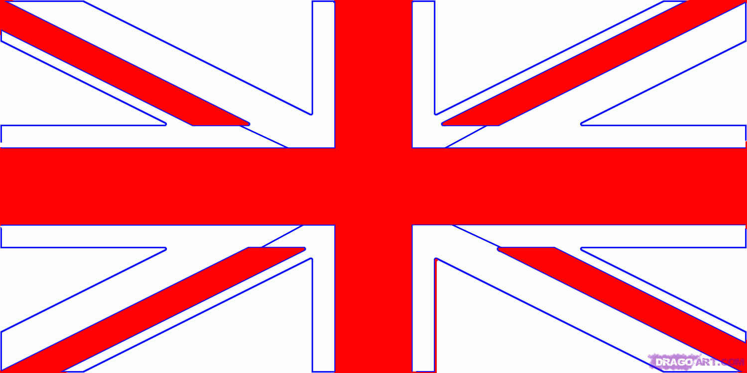 How to Draw a British Flag, Step by Step, Stuff, Pop Culture, FREE ...