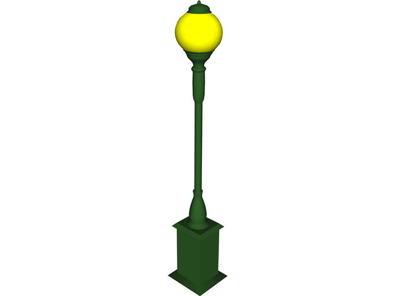 Victorian Street Lamp 3D Model Download | 3D CAD Browser