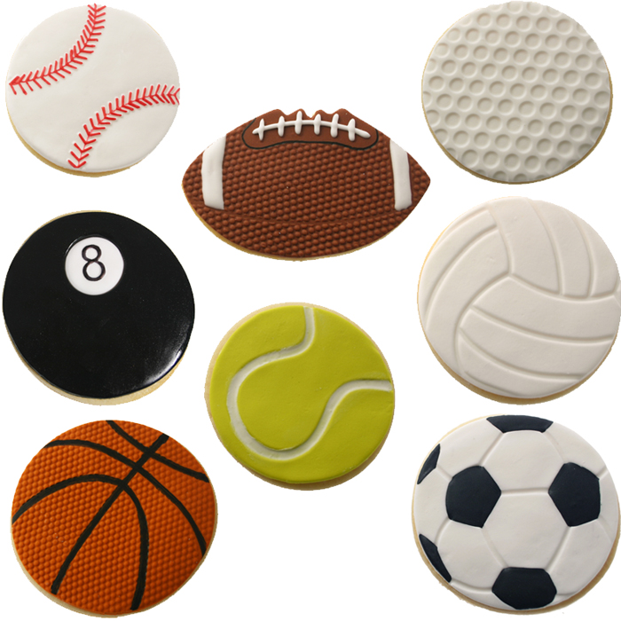 Sports Ball Cookies | Cookie Decorating
