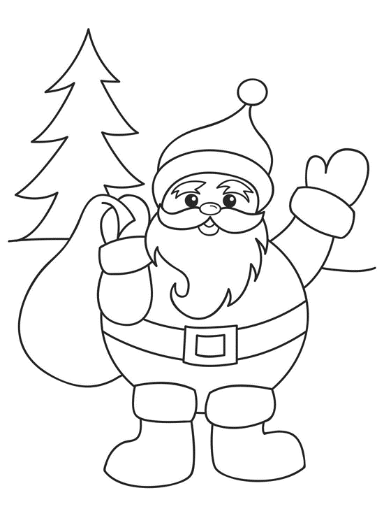 Father Christmas Pictures To Colour Cliparts.co