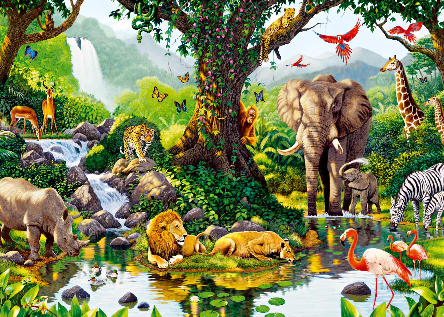 Jungle Animals © - ThingLink
