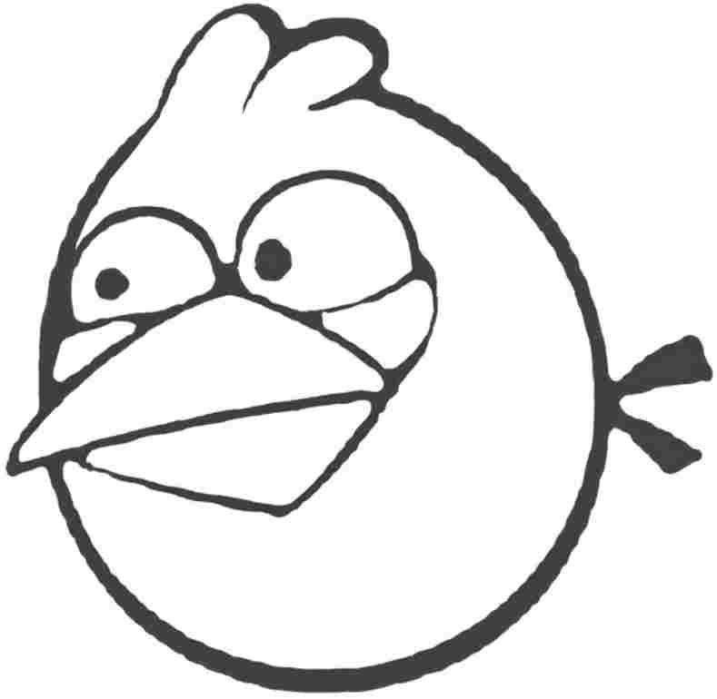 Cartoon Angry Bird Coloring Pages Free Printable For Kids #