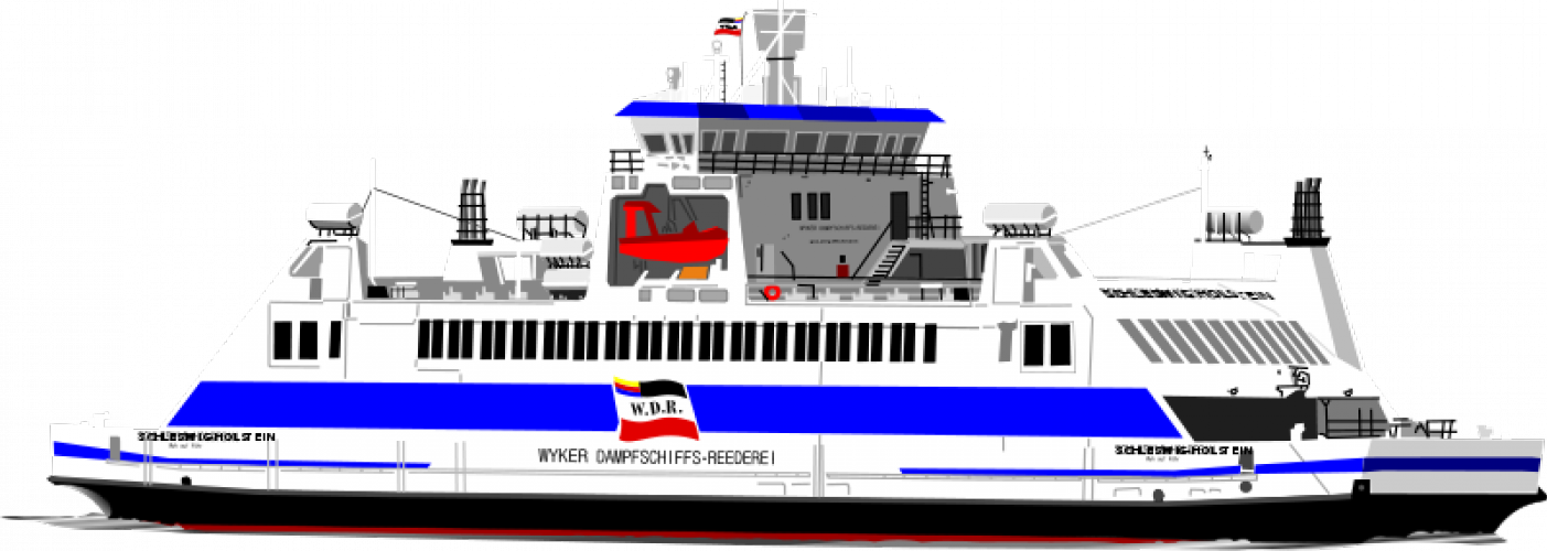 Passenger cruise ship vector drawing | Public domain vectors