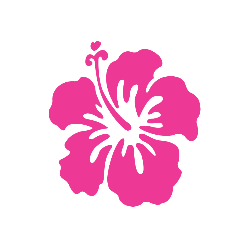 Hawaiian Flower Hibiscus Decal | A Cherry Or TwoA Cherry Or Two