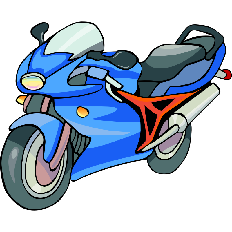 Clipart - Motorcycle Clipart