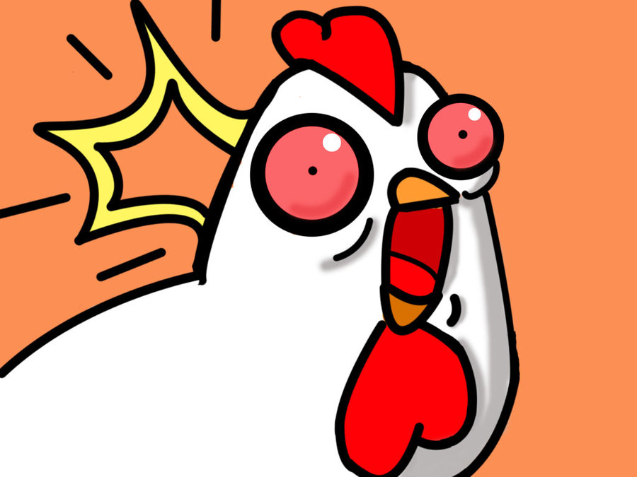 Shocked Chicken by hidrilion on deviantART