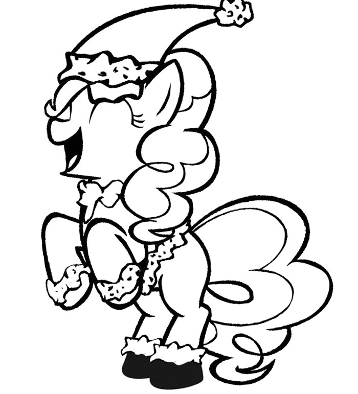 My Little Pony Coloring Pages : Funny My Little Pony Christmas ...