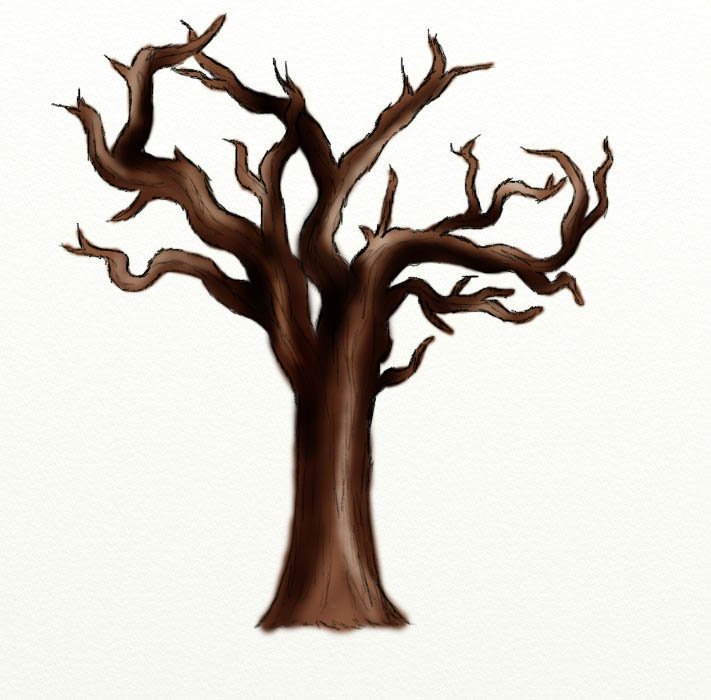 Bare Tree Outline - Cliparts.co