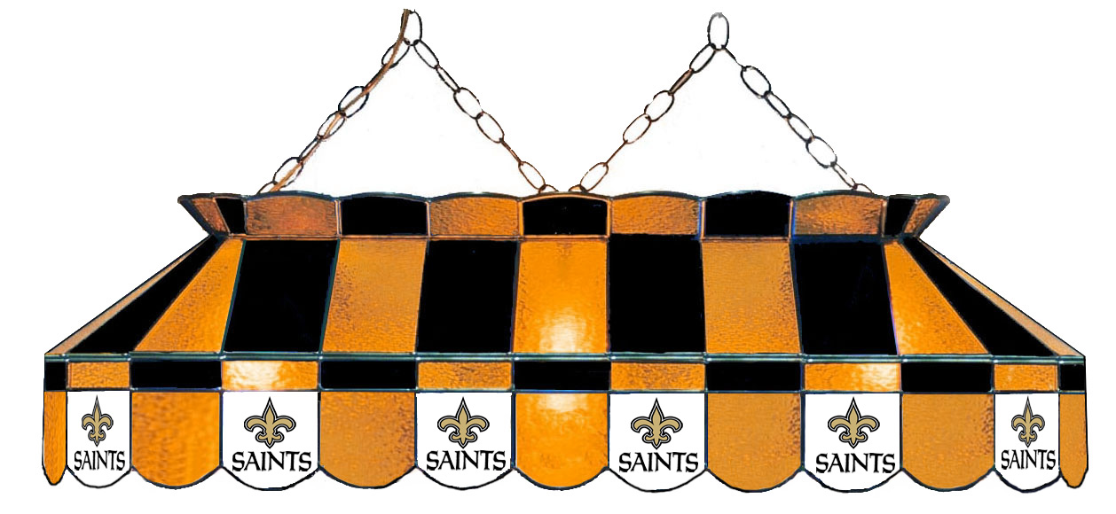 New Orleans Saints 40" Box-Style Billiard Light | Game Tables