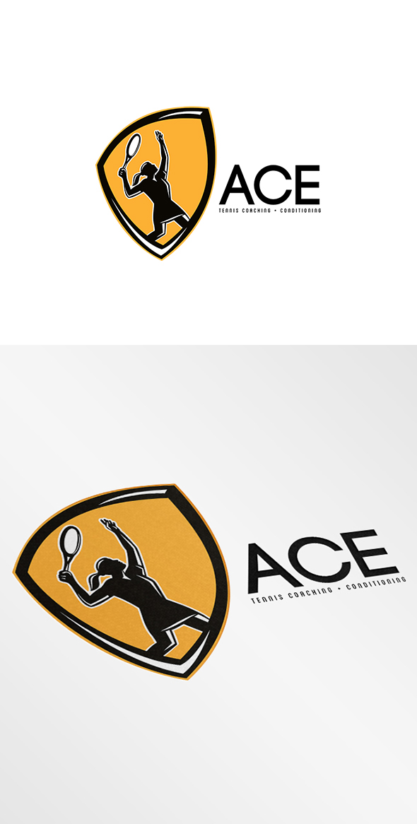 Ace Tennis Coaching Logo on Behance