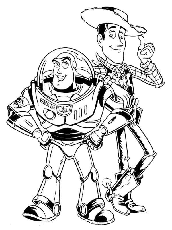 buzz Colouring Pages (page 2)