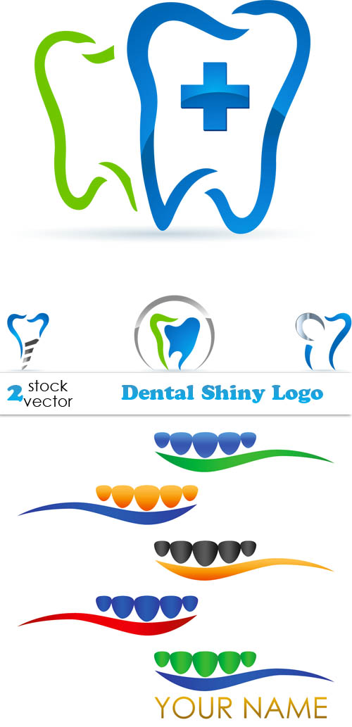 Vectors - Dental Shiny Logo » Graphic4share.com - Download Graphic ...