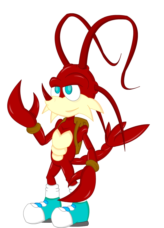 Commission: Atticus Lobster by LegendaryFrog on deviantART