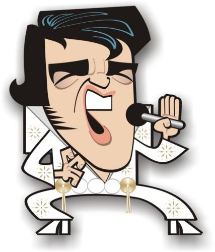 Elvis 77 By spot_on_george | Famous People Cartoon | TOONPOOL