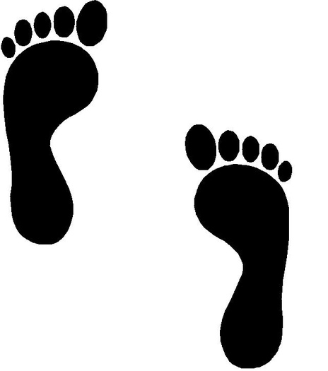 Printable Footprints - ClipArt Best