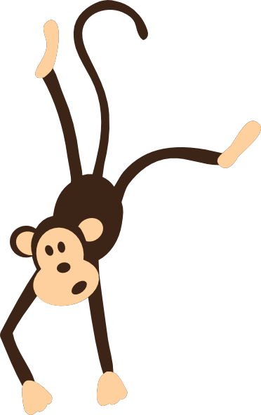 Hanging Baby Monkey Clip Art | Clipart Panda - Free Clipart Images