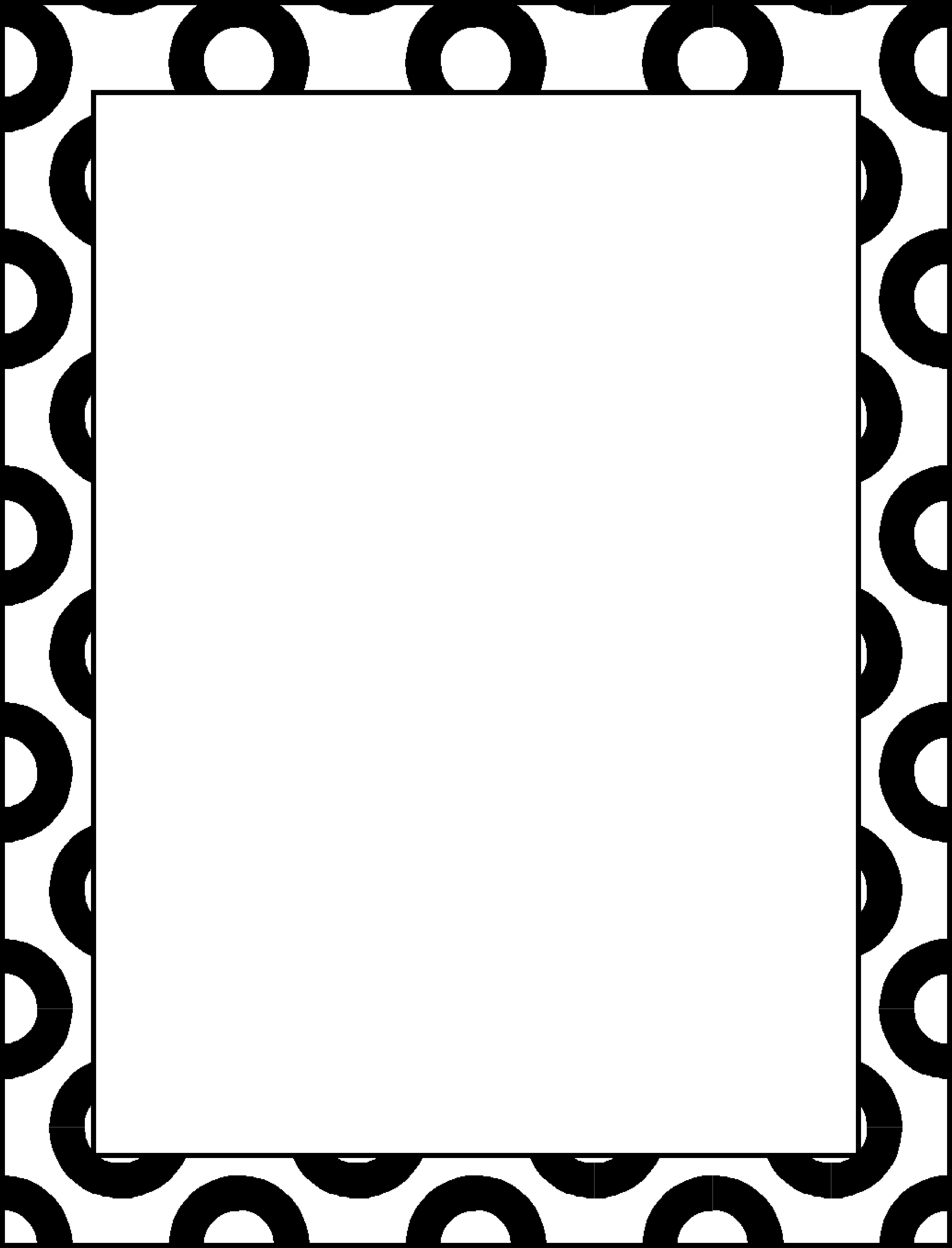 Line Border Designs For School Projects - ClipArt Best