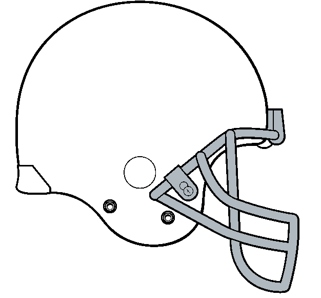 Football Helmet Template Stock Illustration 5429830 Istock on ...