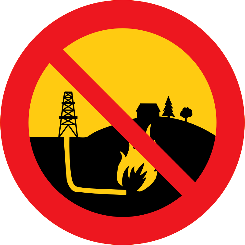Clipart - No shale gas