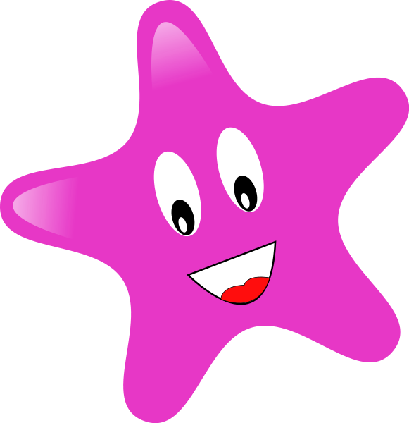 Pink Star Clipart, vector clip art online, royalty free design ...