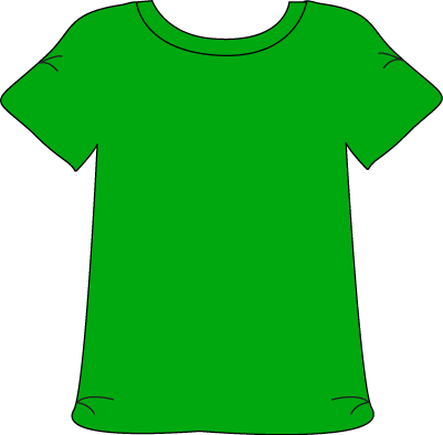 Green Tshirt Clip Art - blank | Clipart Panda - Free Clipart Images