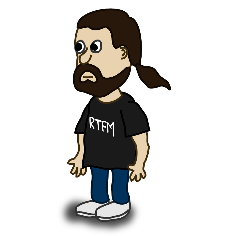 Clipart - Comic characters: Bearded guy