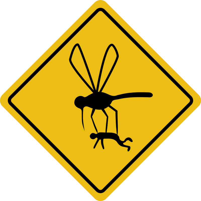 Clipart - Mosquito hazard