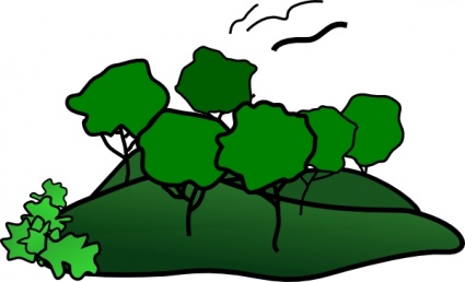 Landscape Mountain Trees clip art - Download free Other vectors