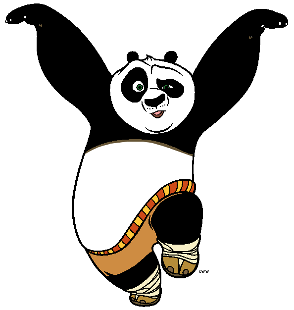 clipart kung fu panda - photo #9