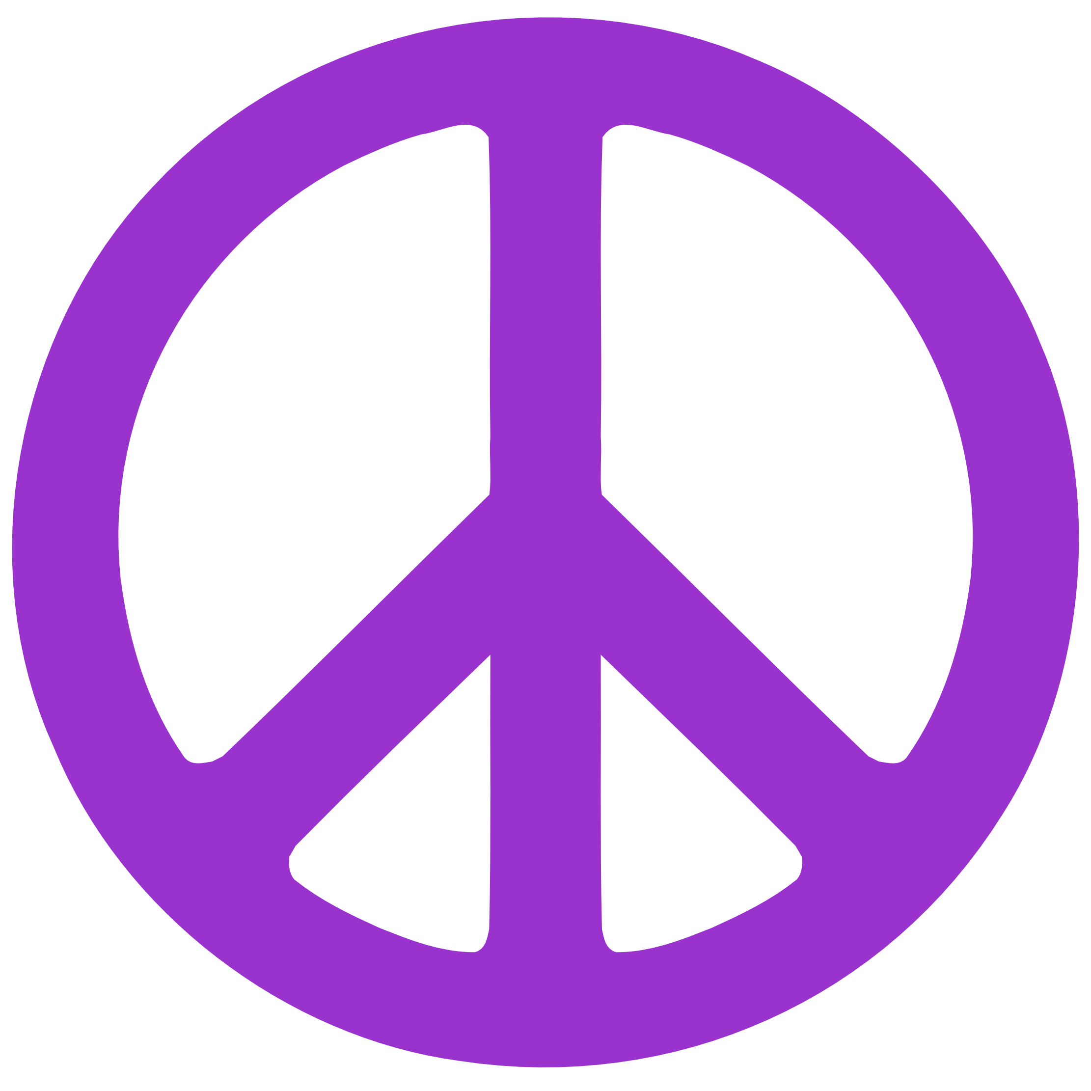 Dark Orchid 3 Peace Symbol 1 dweeb peacesymbol.org Peace Symbol ...