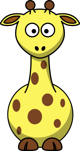 Cartoon Giraffe clip art - vector clip art online, royalty free ...
