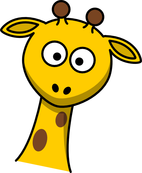 Cartoon Giraffe Face | lol-rofl.com