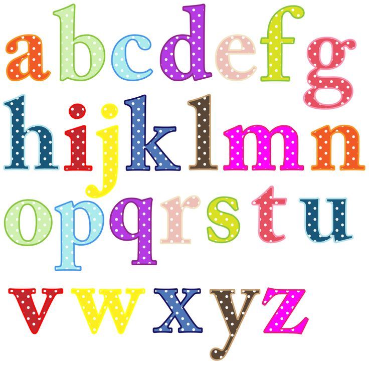 Alphabet Letters Clip-art | # Lezen | Pinterest